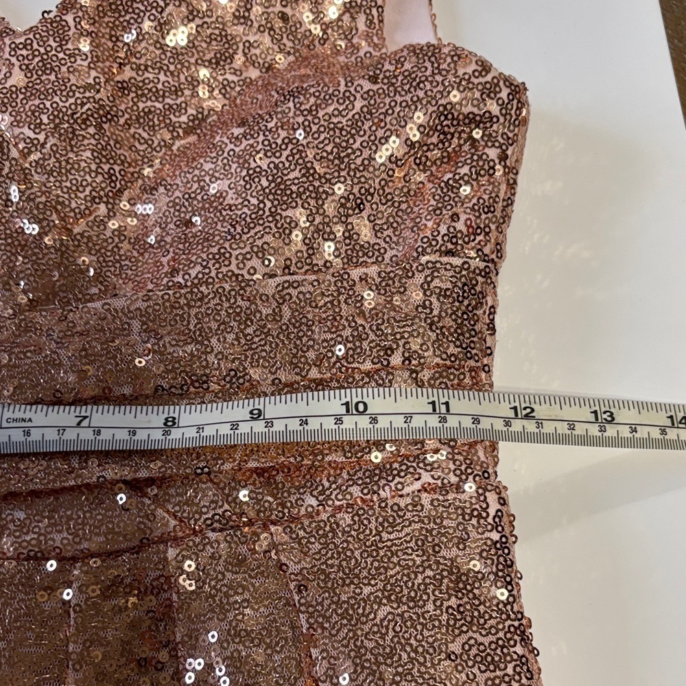 Girls treasure, kids rose gold dress size 12 - Picture 7 of 12